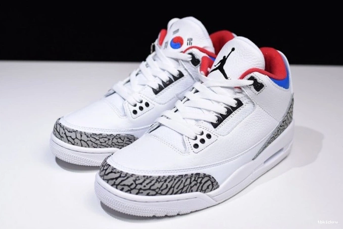 Rep TBkick Retro Seoul Korea AV8370-100 Jordan Air 3 0729